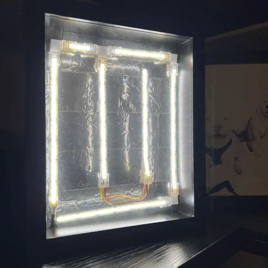 Фабричная светодиодная подсветка черный белый цвет 8x10 Внутренняя лента 5 см интеллектуальная дисплей для семей собак с внутренней рамкой фоторамка теней