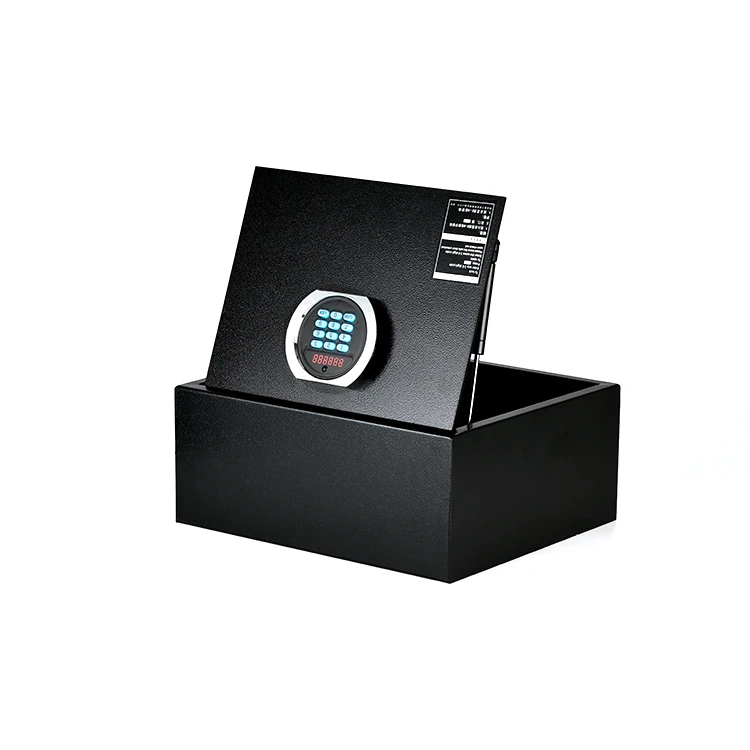 Hot sale customized top open electronic coin smart fire proof safe deposit box lock for hotel or home