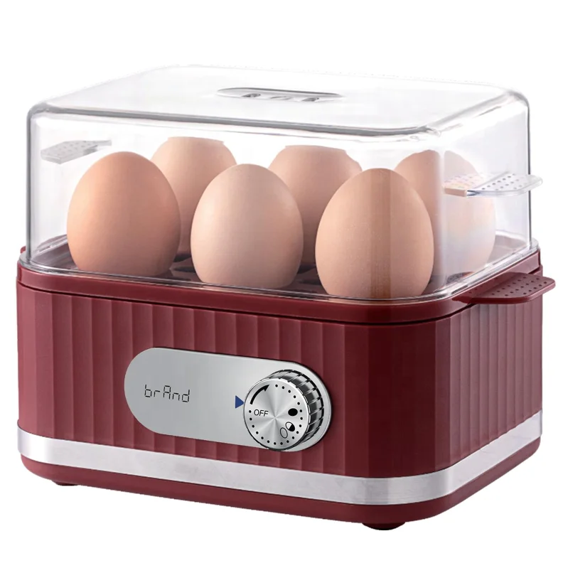 Household Egg Cooker Boiled Maker Electric Egg Boiler Custom OEM Steel Stainless Power Time Food Rohs Color Accept Material ABS