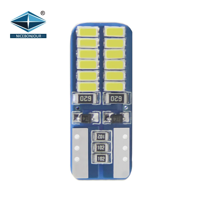 T10 W5W Led Light 194 Led T10 W5W Reading Lights Trunk Lamp Parking Car Door Lights Led Interior Bulb 12V