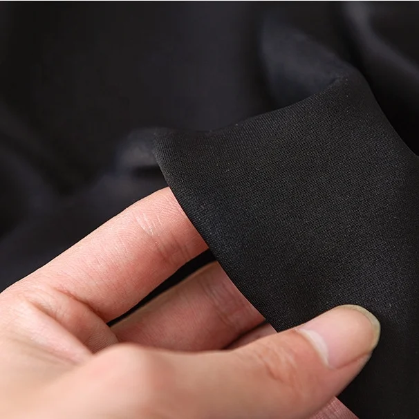 Custom Color Korea Black Nida Zoom Material Abaya Fabric Kids Abayas Girls Muslim Children Dubai