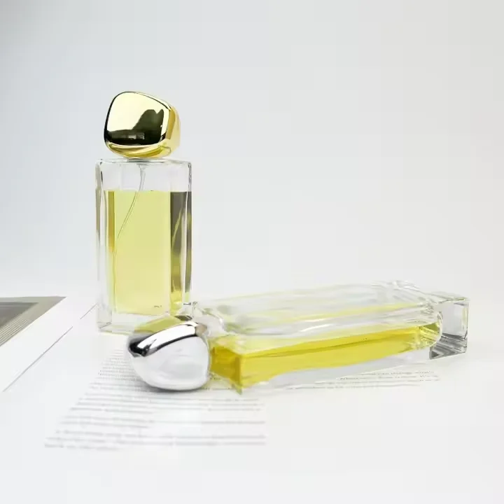 50 мл 100 мл, аэрозольные духи vidrio transparente botella de fragancia contenedor con tapas de envases de духи botella