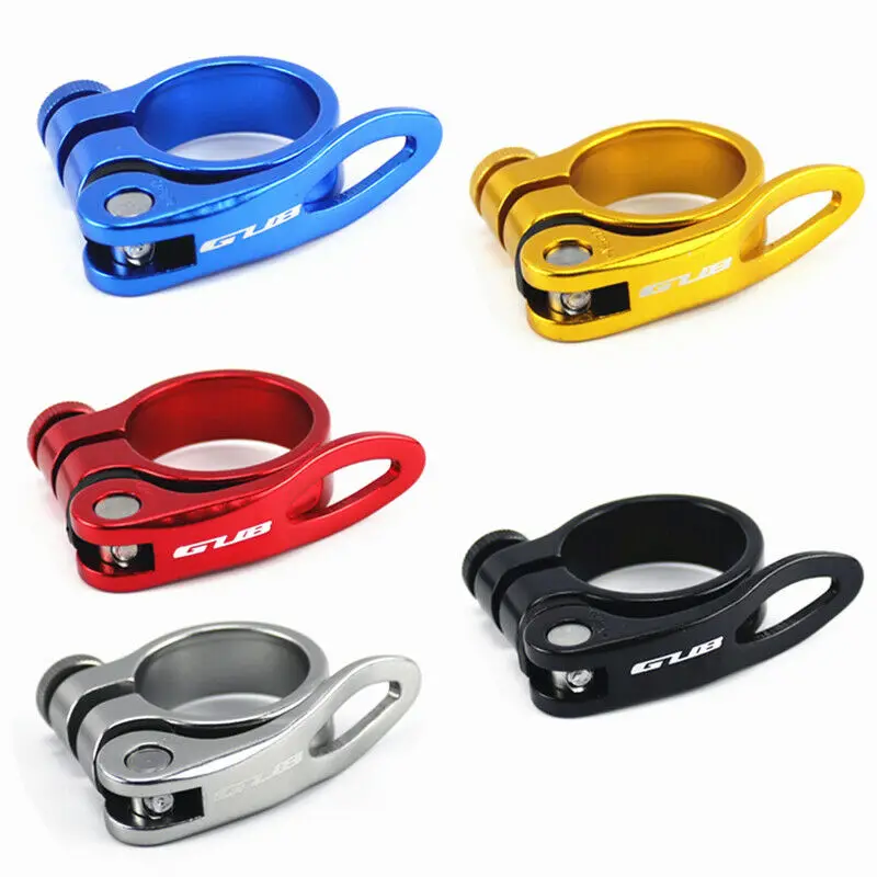 GUB MTB велосипедные подседельные штыри зажимы из алюминиевого сплава 31 8/34 9 мм зажим подседельного штыря Дорожный Велосипед Quick Release Сверхлегкий зажима