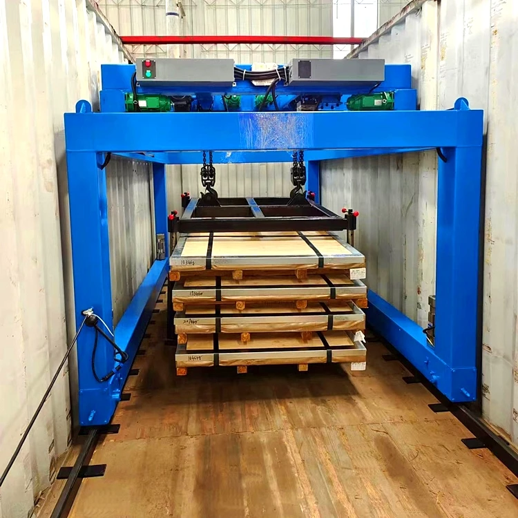 High efficient Industrial warehouse automatic Robot for unloading steel sheet/panel/plate/coil/roll out of Container