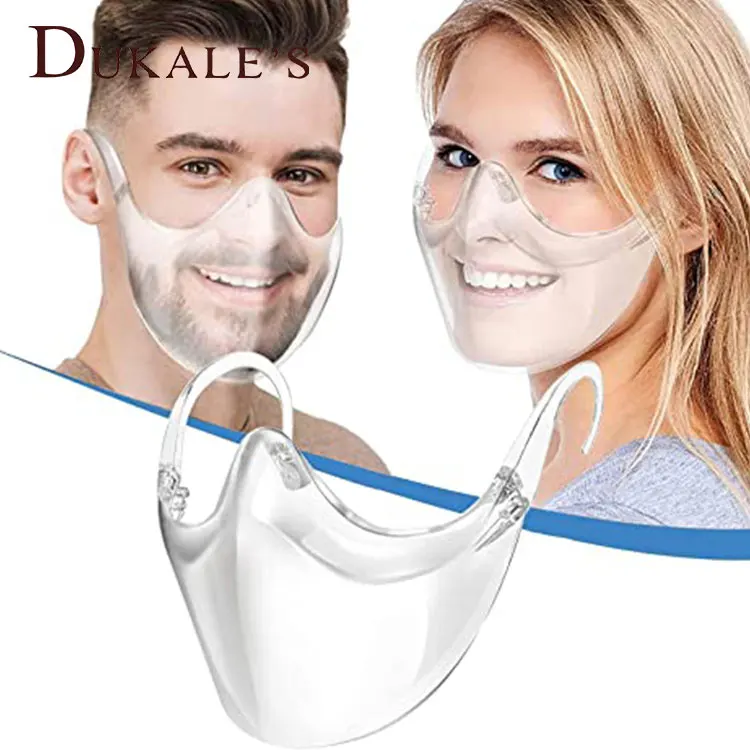  Mascarilla de seguridad Masque reutilizable silicona mascarilla facial transparente protectora higienica Silikonowa