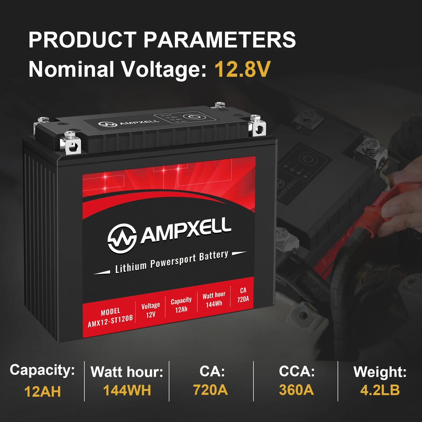 YTX20BS/YTX20L/YTX20H/YTX20HL-BS Manufacturer Sell 12v 12ah  Lifepo4  High Rate Motorsports Starter Battery