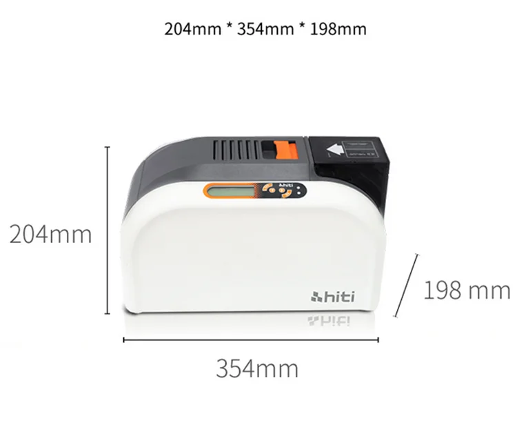 Hot selling Magnetic Card Printer Thermal direct printing PVC ID card printer with single side double sides print