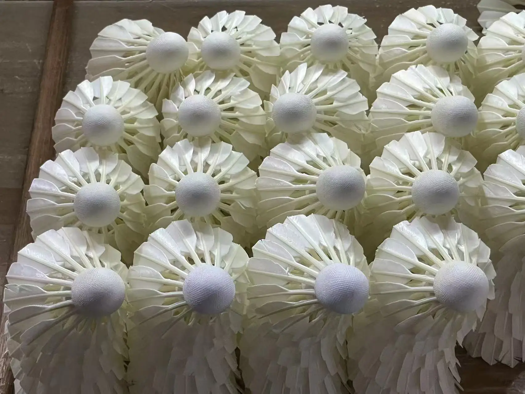 High Quality Goose Feather Shuttlecock Popular Badminton Product Wholesale from Taiwan Brand