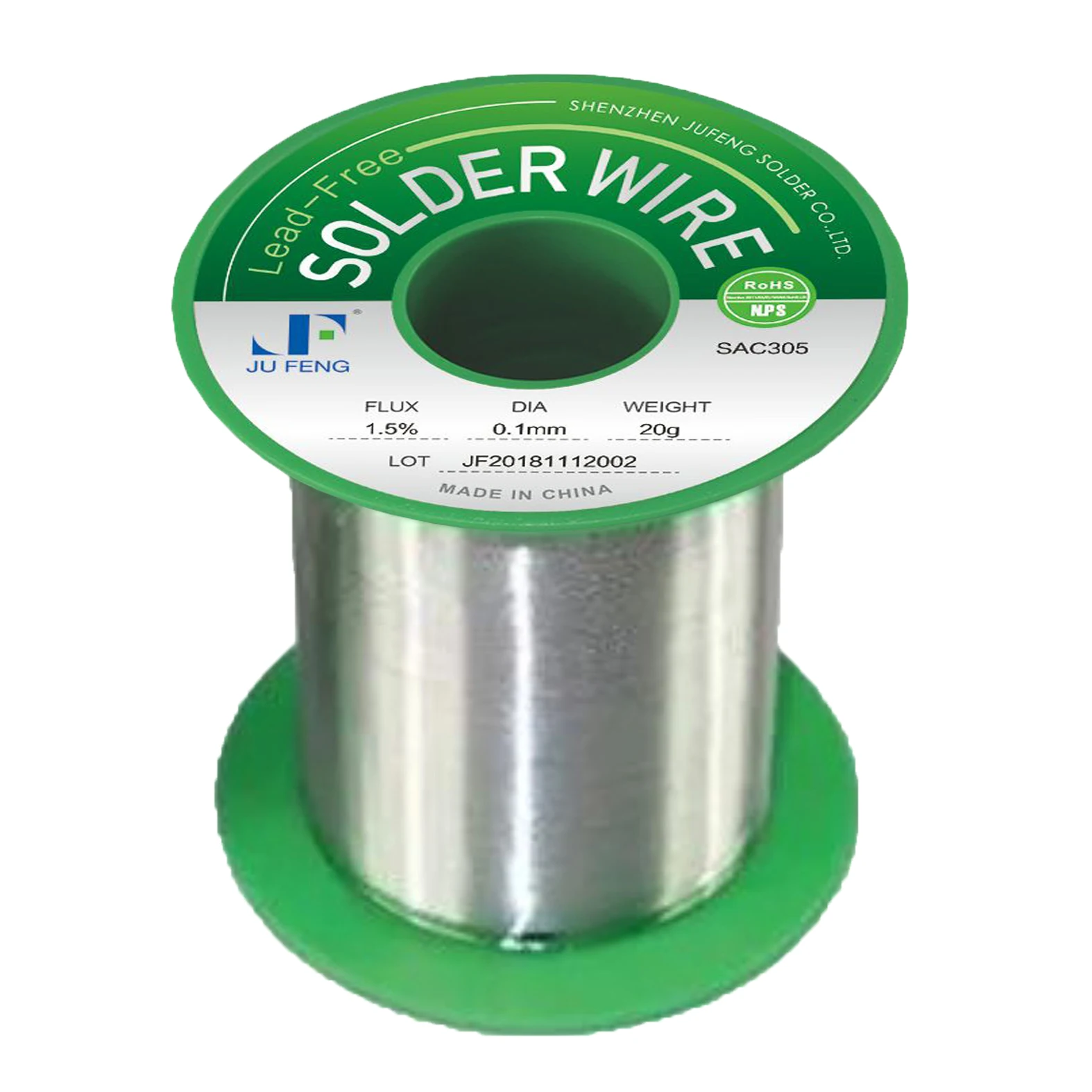 Lead free Welding wire Tin Flux Cored Soldering Wire Sn96.5Ag3.0Cu0.5  0.4/0.5/0.6/0.8/1.0mm  for Semicon