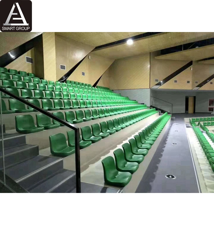 Permanent Bleacher Stadium Seats China Factory Price Plastic Stadium Chair With Back Seats For Stadium Gym Indoor
