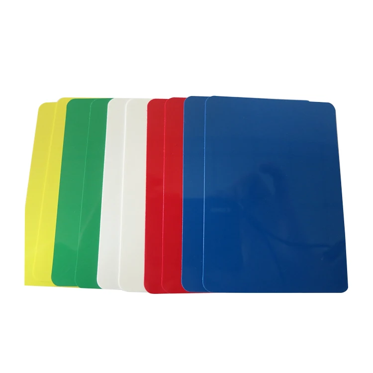 Accessories De Poker Plastic Cut Cards in 5 Colors