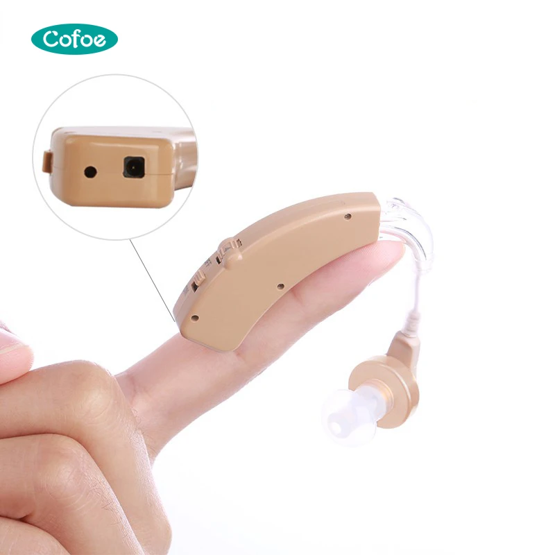 Перезаряжаемый усилитель слухового аппарата Cofoe Ear RIC с зумом для ушей, слуховой аппарат для глухих моделей слуховых аппаратов