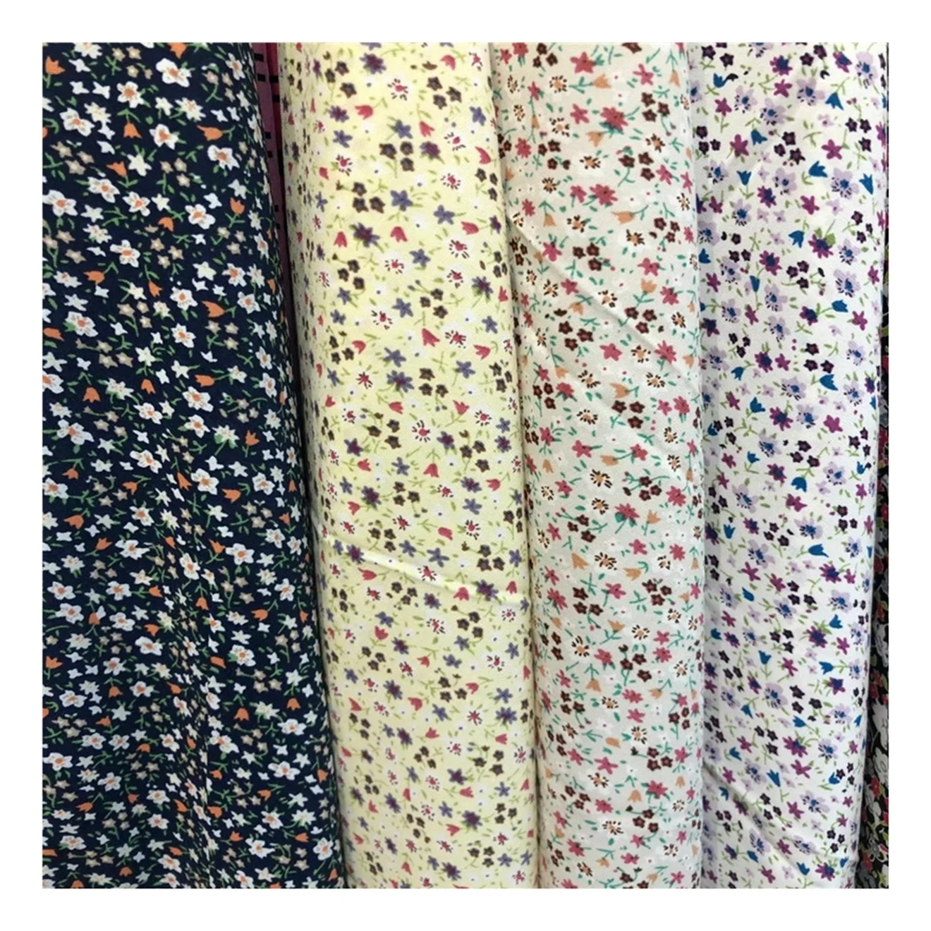 New Style Floral Printed Chiffon Hijab Premium Pearl Bubble Crepe Scarf Stylish Women Flower Print Scarves Shawls Wraps