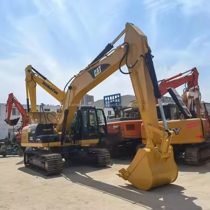 Caterpillar Cat 320C crawler excavator earth digger machine used digger machinery with cheap price for sale