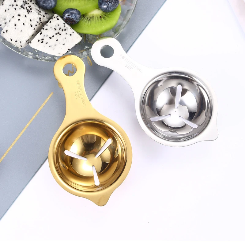 Factory Direct Sales 304 Stainless Steel Egg White Yolk Separator Egg Liquid Filter Protein Separator Egg Filter/