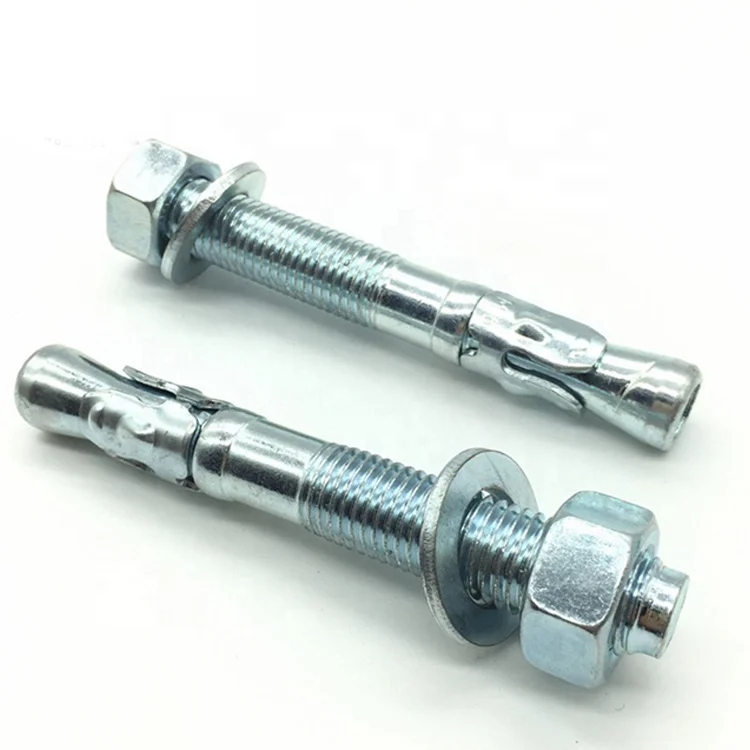 
Zinc Plated Wedge Anchor Fasteners carbon steel DIN ANSI standard 