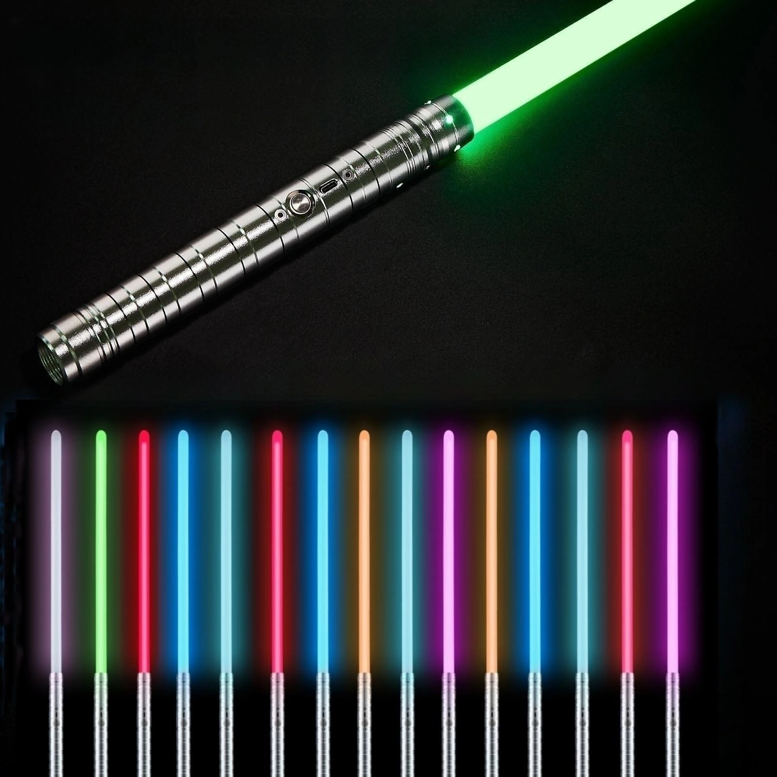15 Colors Plastic Glow Sticks Light up Toy Kids Luminous Toys Led Flashing Toy Laser Light Saber Sword for Party