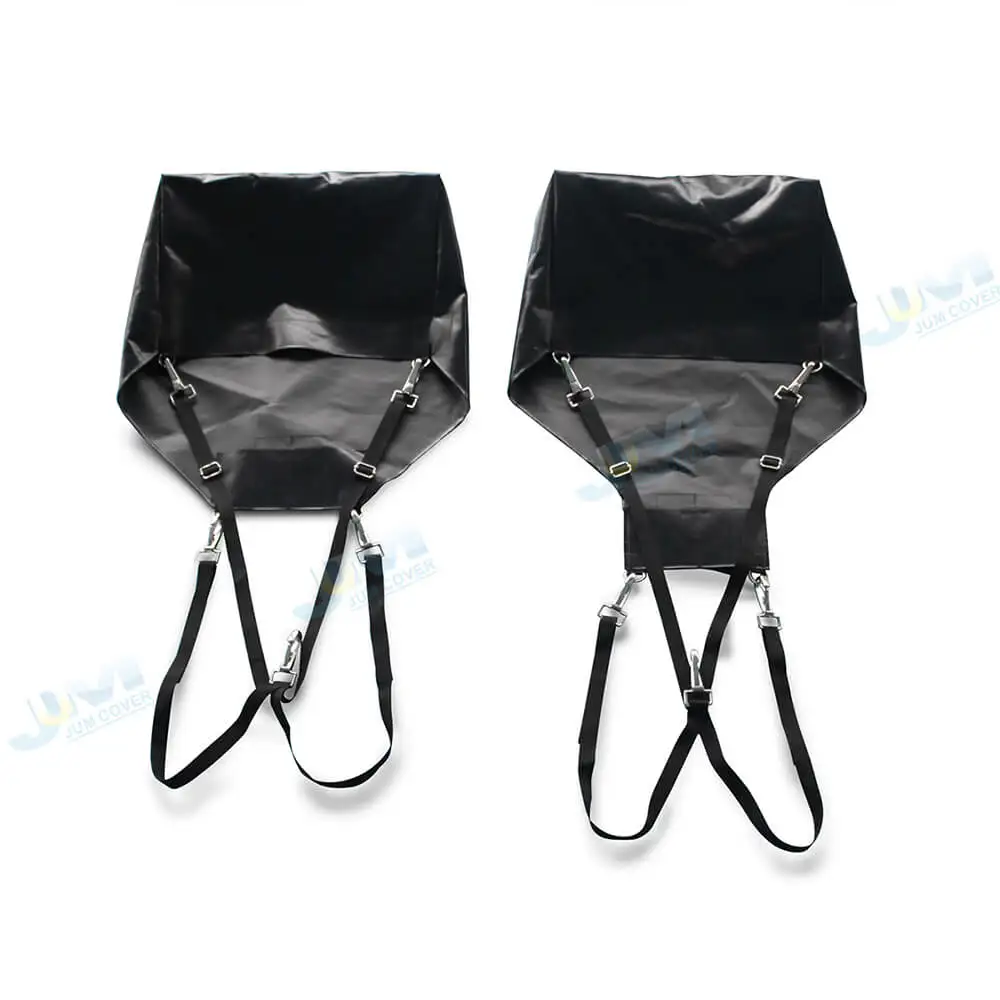 Custom PVC Coated Fabric Horse Manure Bag, Horse Poop Collecting Horse Saddle Bag