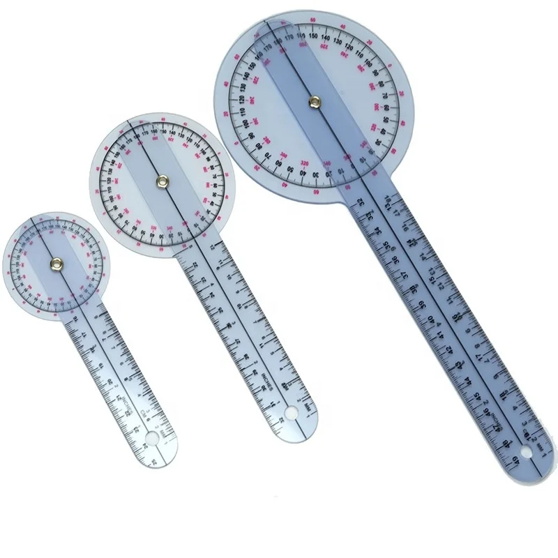 6inch, 8inch, 12inch Angle Medical Ruler Spinal Goniometer Angle ruler