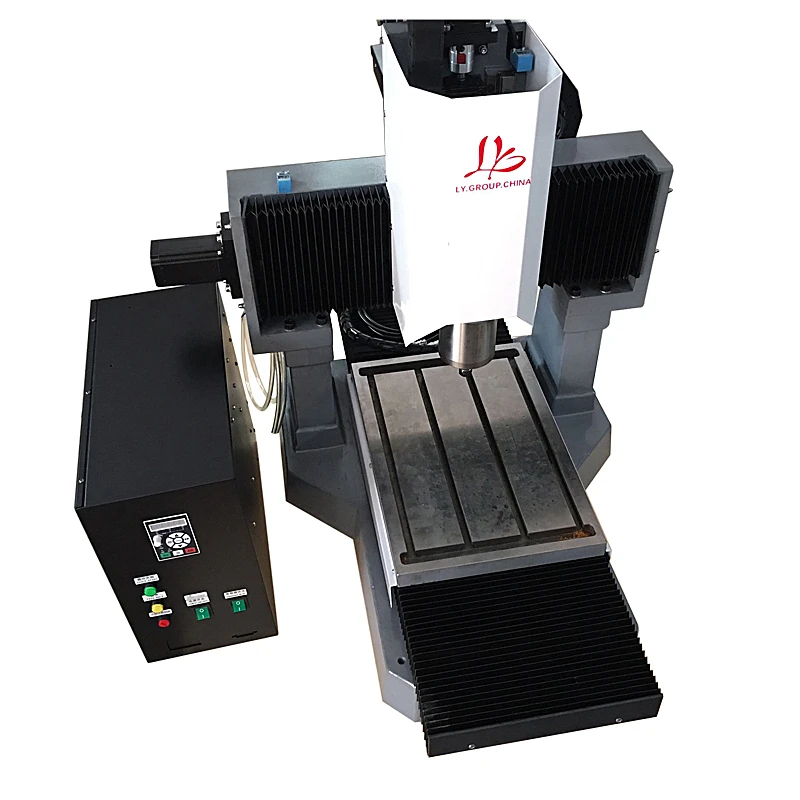 Full Cast Iron CNC 3040 1.5kw 2.2kw 3.5kw Stainsteel Router Brass 3 Axis CNC Engraving Machine Z Axis 170mm with Stepper Motors