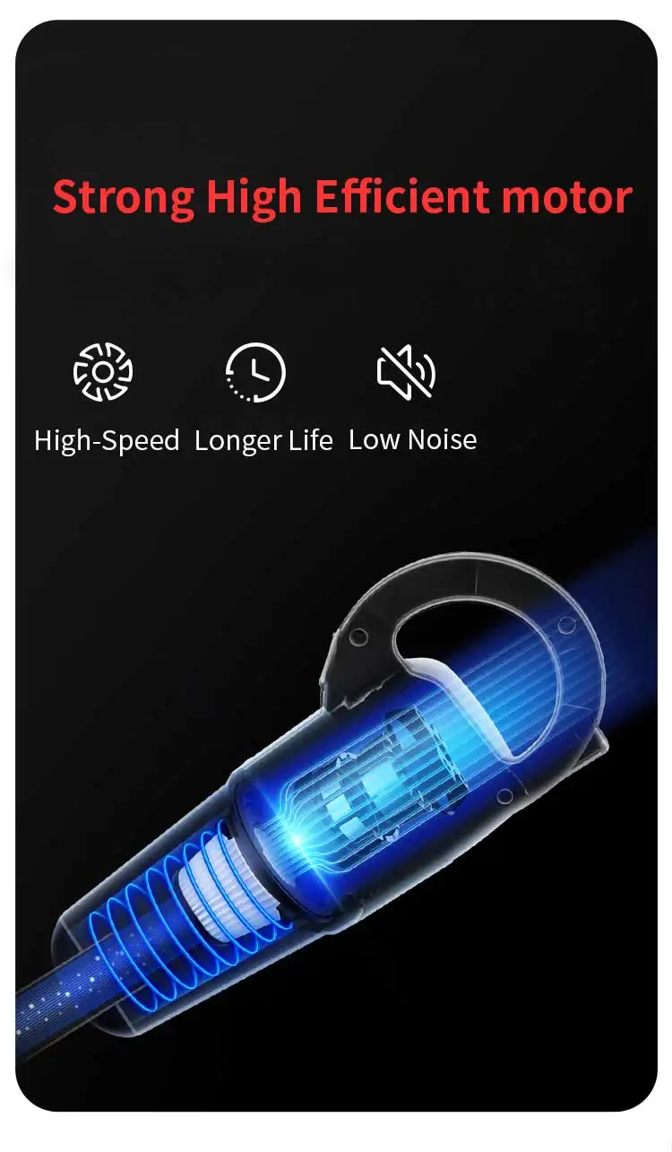 Bagless Silent Corded Stick Vacuum Cleaner