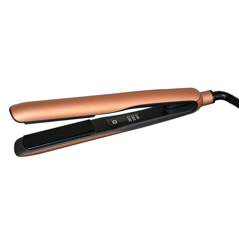 Nano Silver Mirror Titanium Hair  Straightener Ceramic Flat Iron