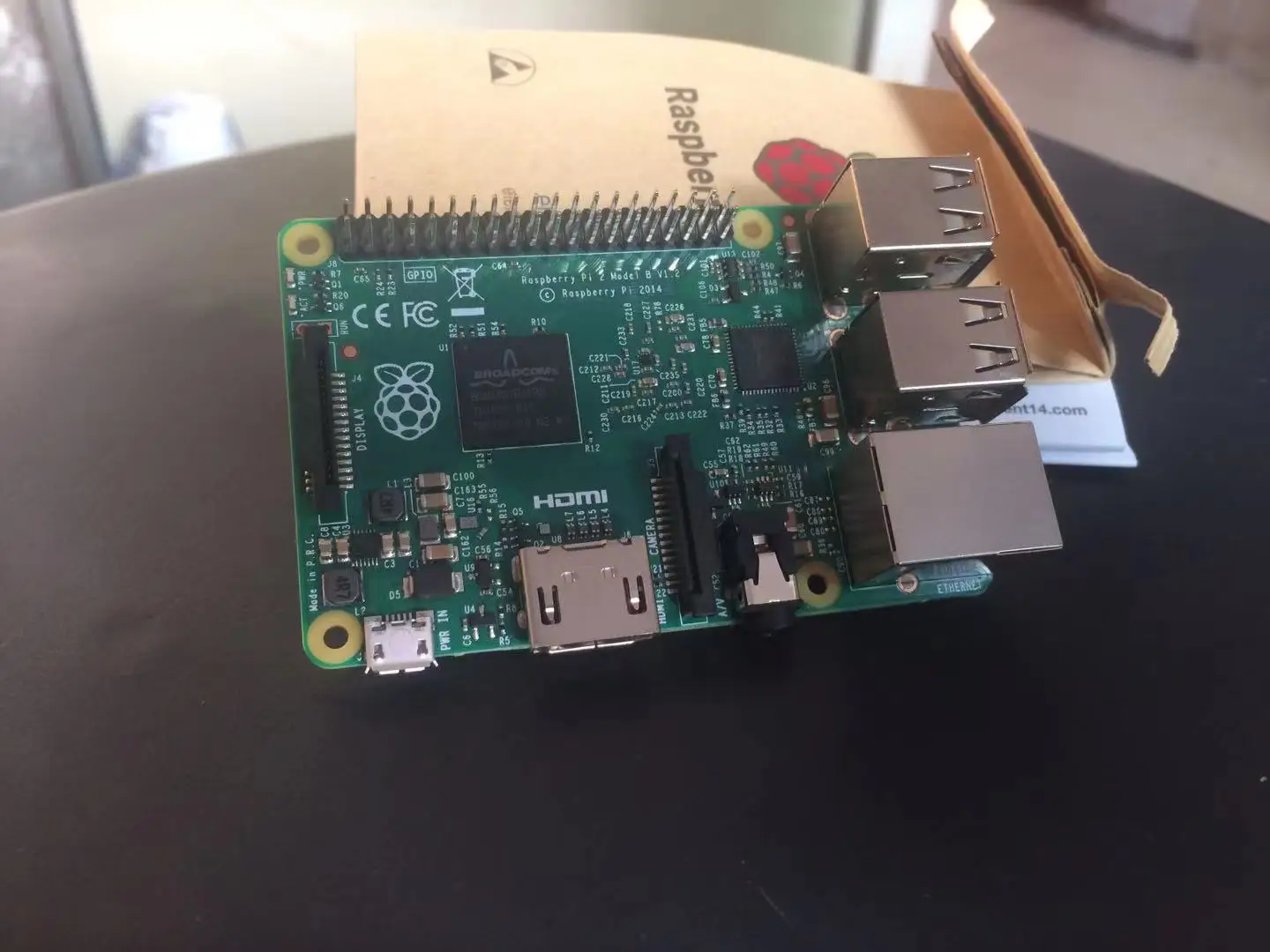 2018 Raspberry Pi 2 Model B with 1G RAM Integrated Circuits