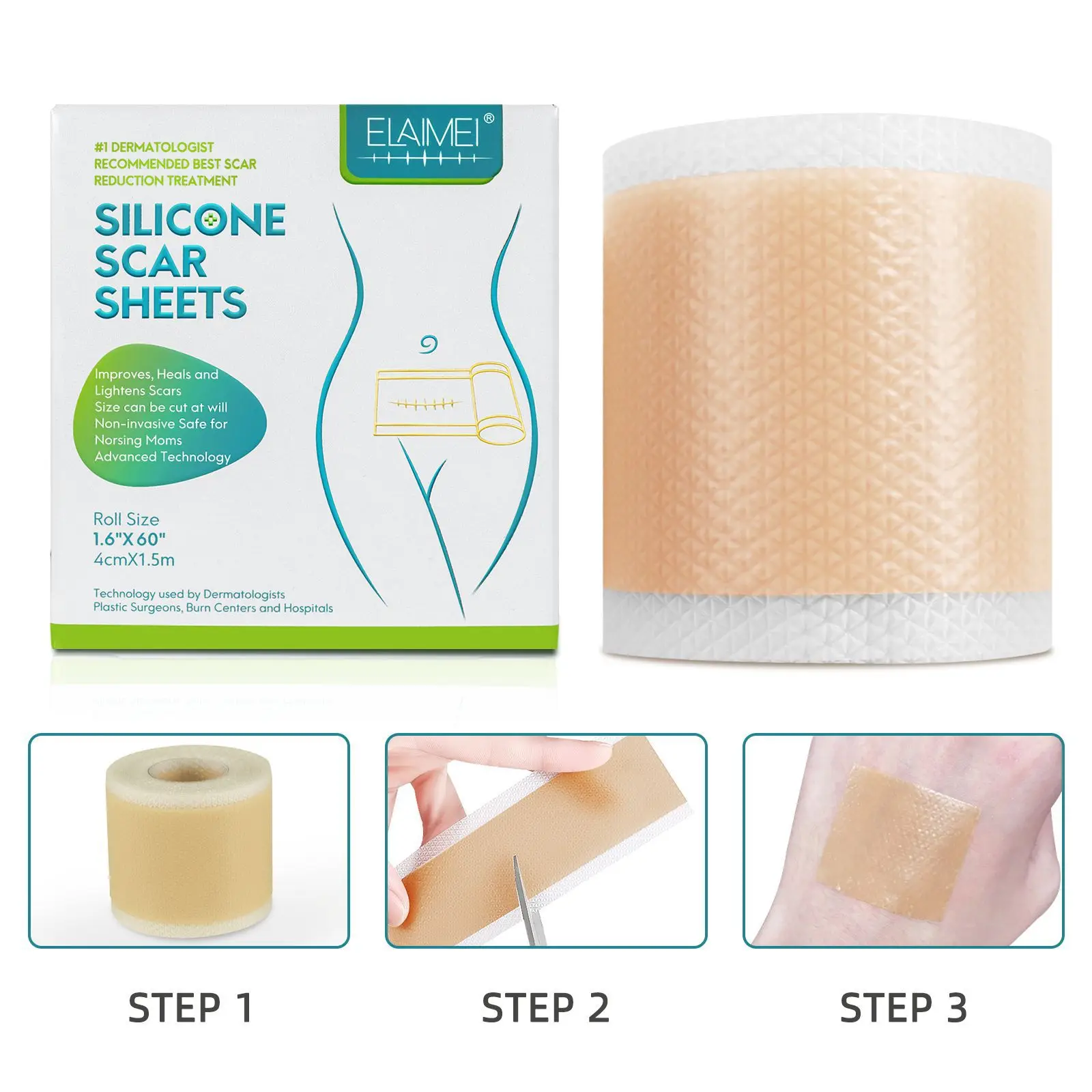 Wholesale silicone scar gel removal sheets scar treatment silicone scar sheet