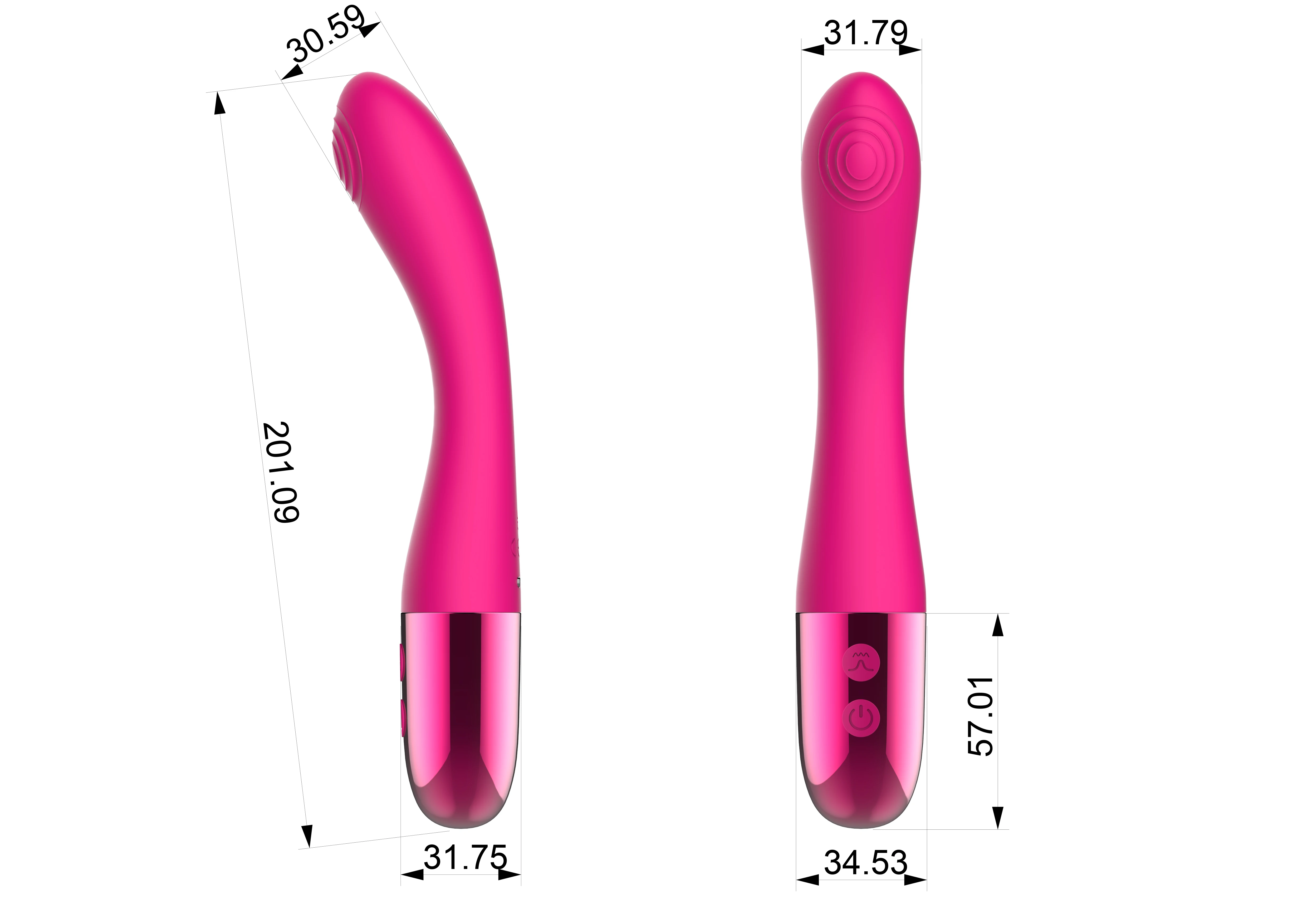 Odeco Soft Silicone Adult Vibrating Private Label Sex Toy G-Spot Silicone Vibrator for Women