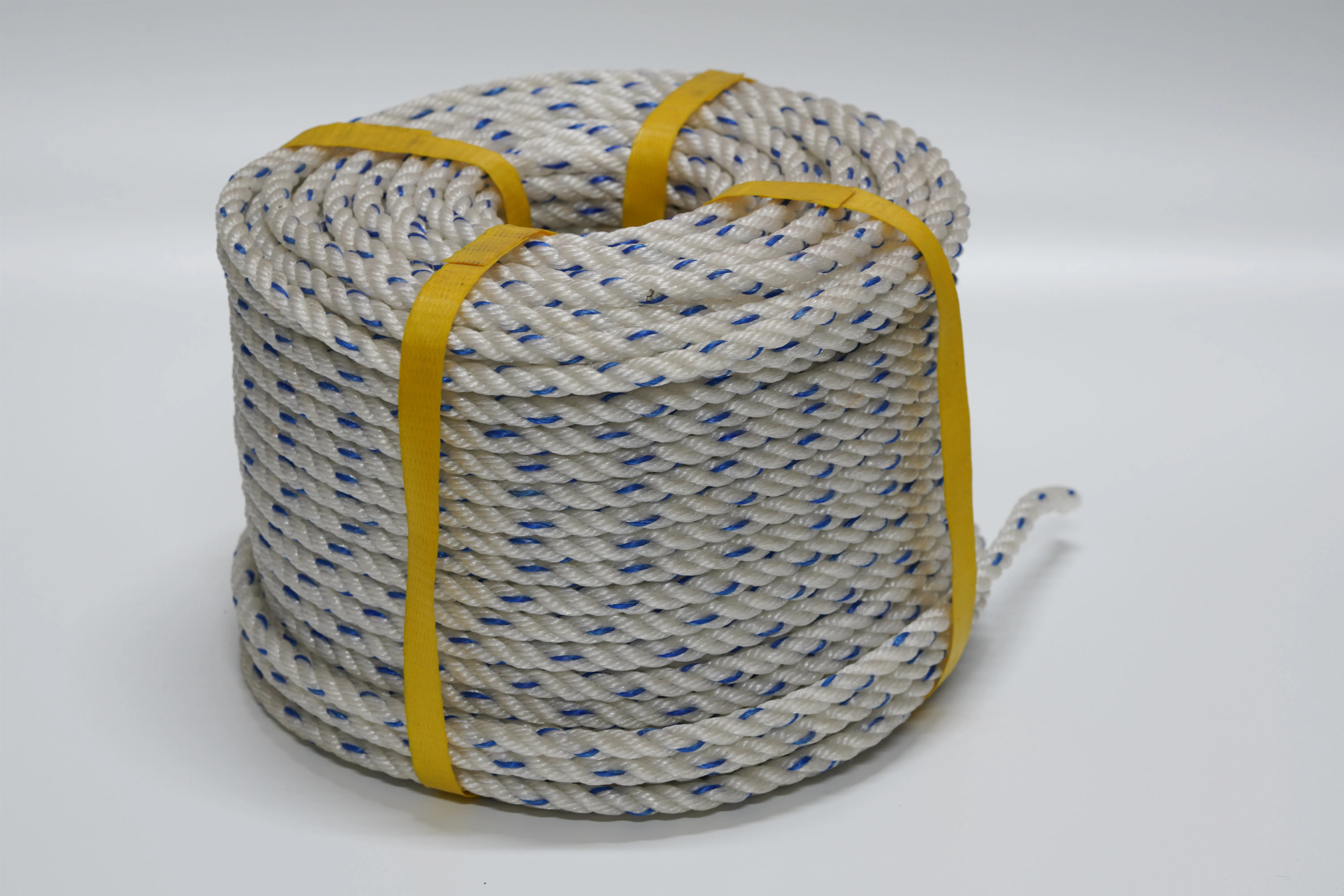 high quality 3 strand HDPE polyethylene polypropylene packing rope pe twine rope