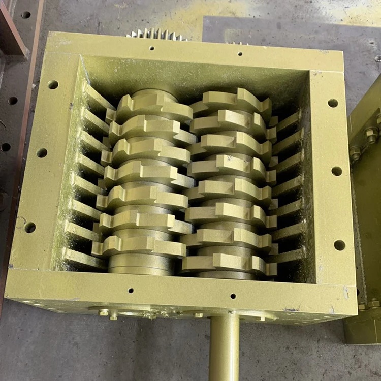 
Double shaft design and new condition shredder machine chamber box plastic crushing machine 