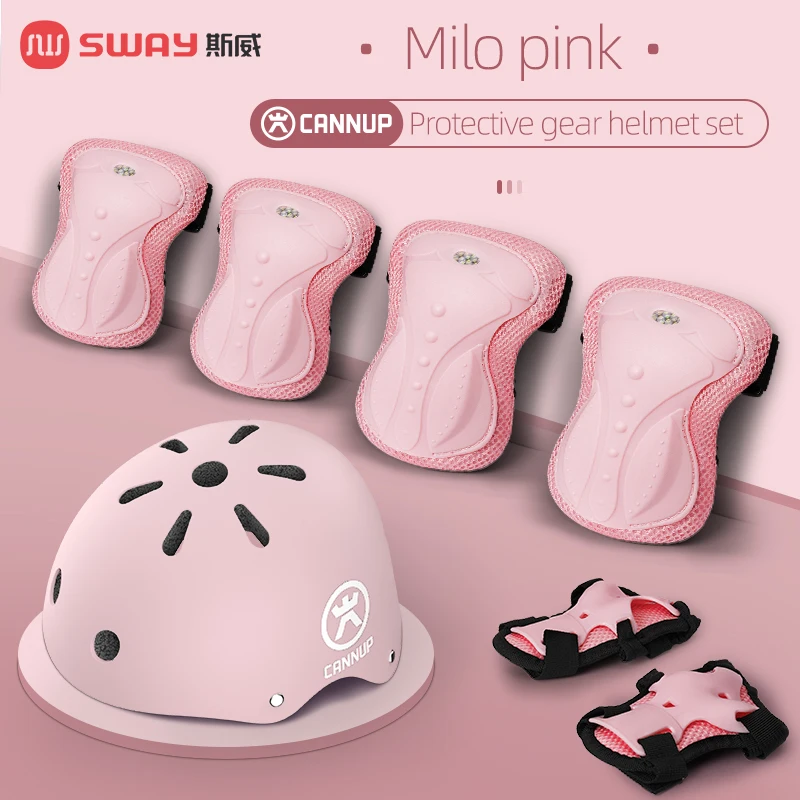 Велосипедные протекторы SWAY скейтборды шлемы для катания на коньках наколенники и запястья универсальные взрослых
