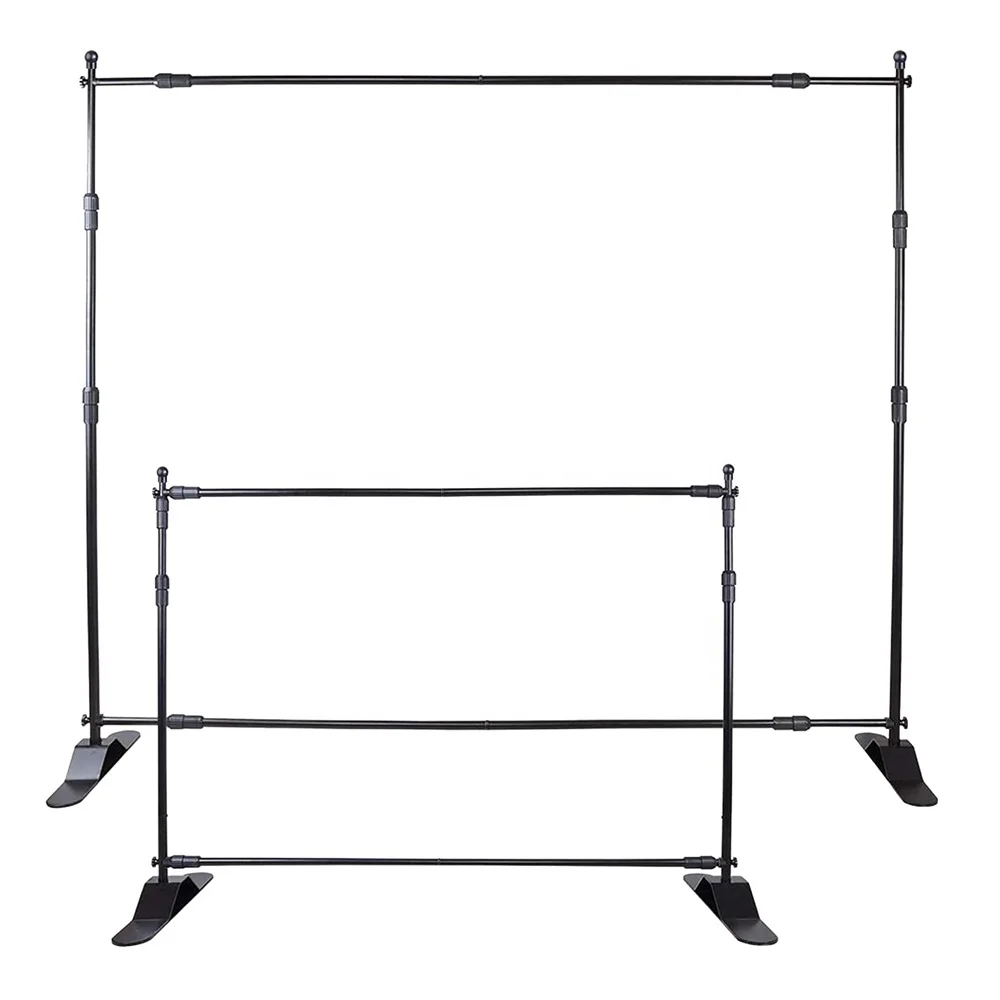 adjustable floor stand double-sided,adjustable backdrop stand display,Giant Transparent Free-Standing Sneeze Guard