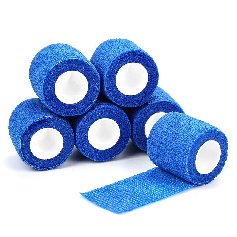 Bailikind Nonwoven Elastic Self Adhesive Horse Care Products Colored Hoof Leg Vet Wrap Horse Cohesive Bandage
