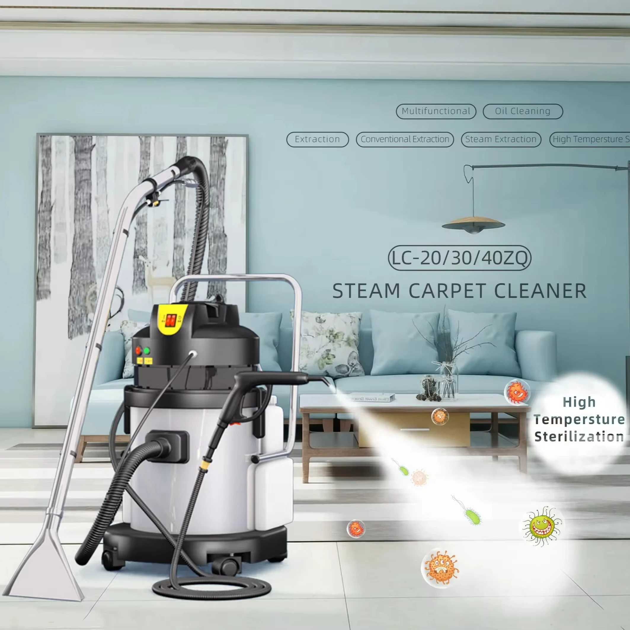 40L Multicational carpet steam cleaning machine / carpet cleaning machines for sale / carpet cleaning machine with a low price