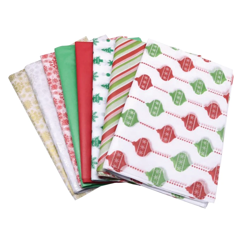 10 шт. оберточная бумага 50*66 см из крафт-бумаги с цветочным узором Рождественская оберточная бумага для подарков украшения дома праздничных вечеринок