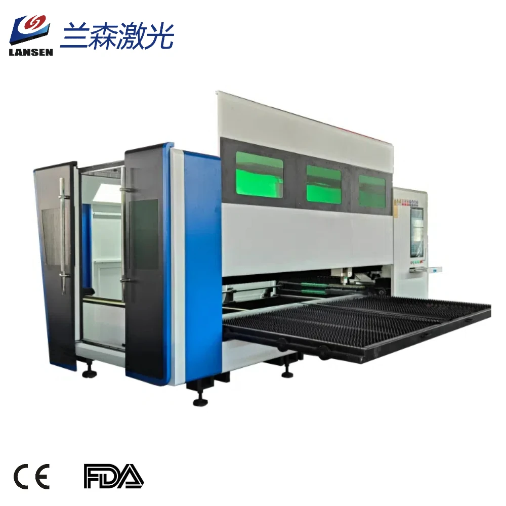 closed metal fiber laser cutting machine for Stainless Steel Sheet Iron processing ss cs cutter