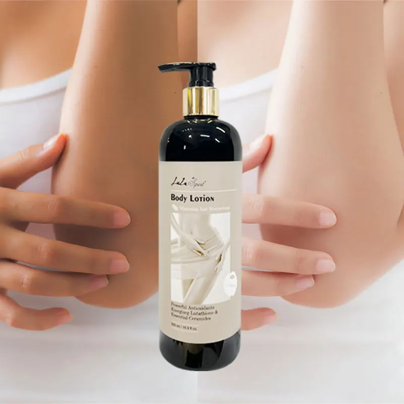wholesale luxury private label womens fast strong bleaching skin lightening brightening hand body perfume lotion set
