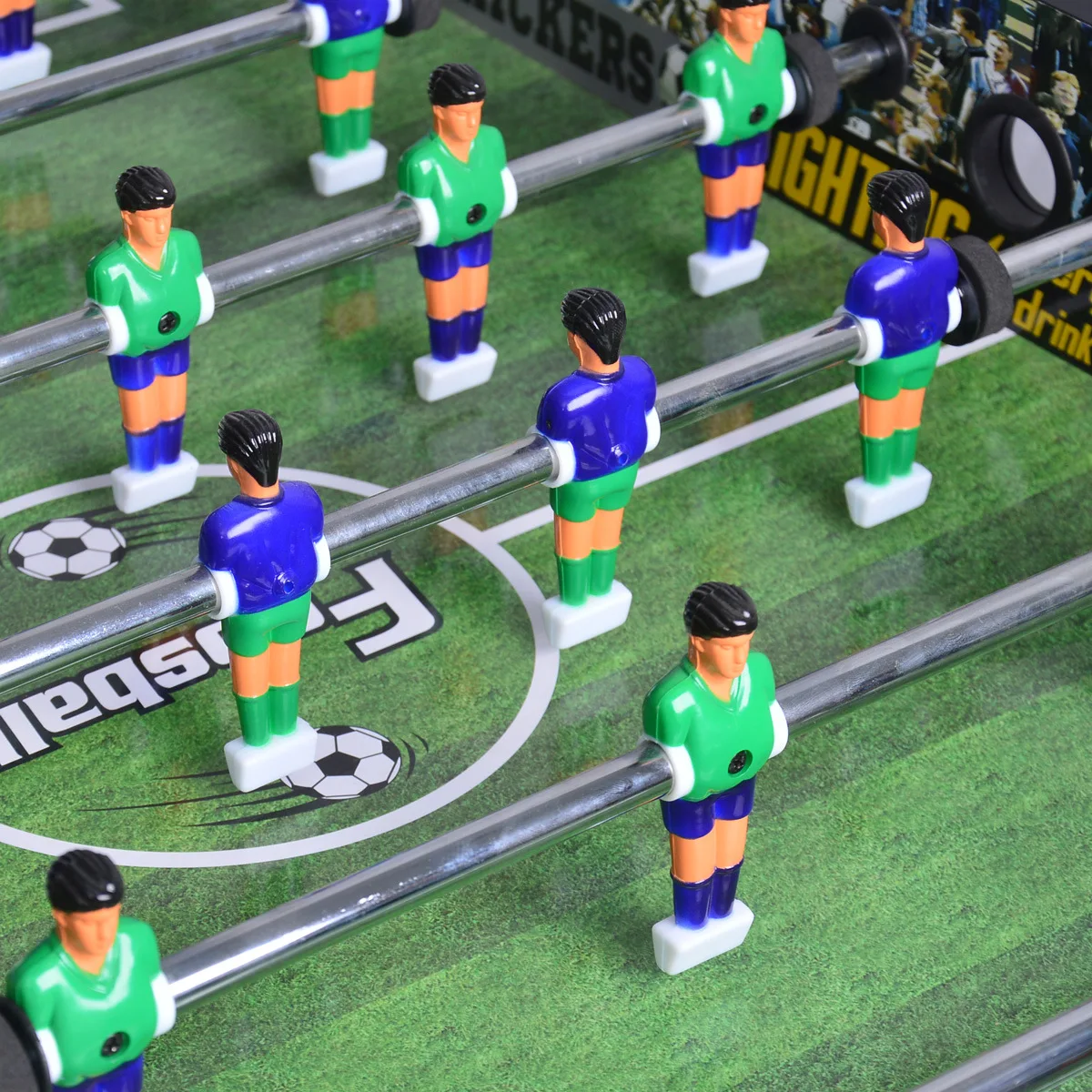 48inches Family Soccer Game Indoor Soccer Game Table for Adults Kids Room Sports Game Football Table Unisex Grande Table De Foot