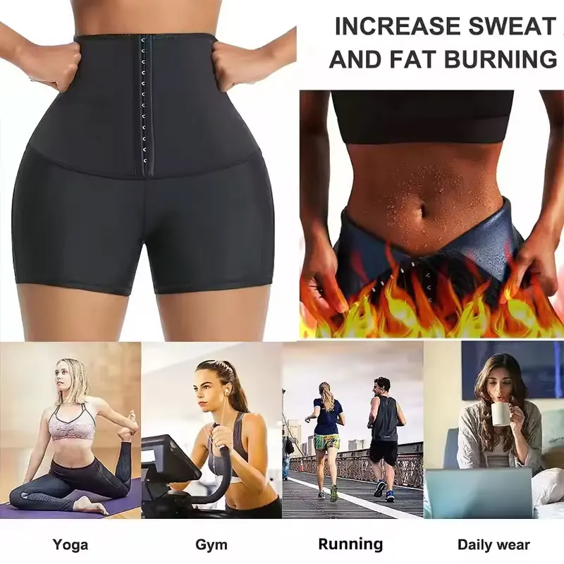 Custom Neoprene Sweating Pants Fitness Lose Weight Leggings Waist Trainer Corset Body Shapewear For Women