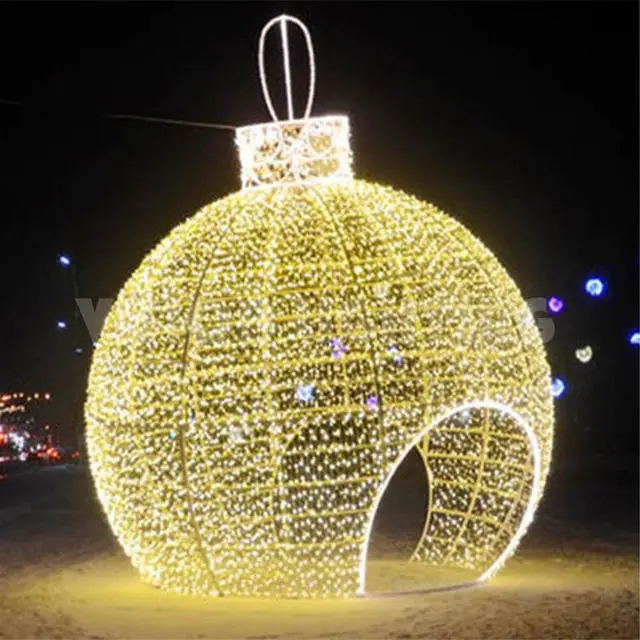 New Coming Holiday Decoration 3D LED Big Ball Arch Motif Light