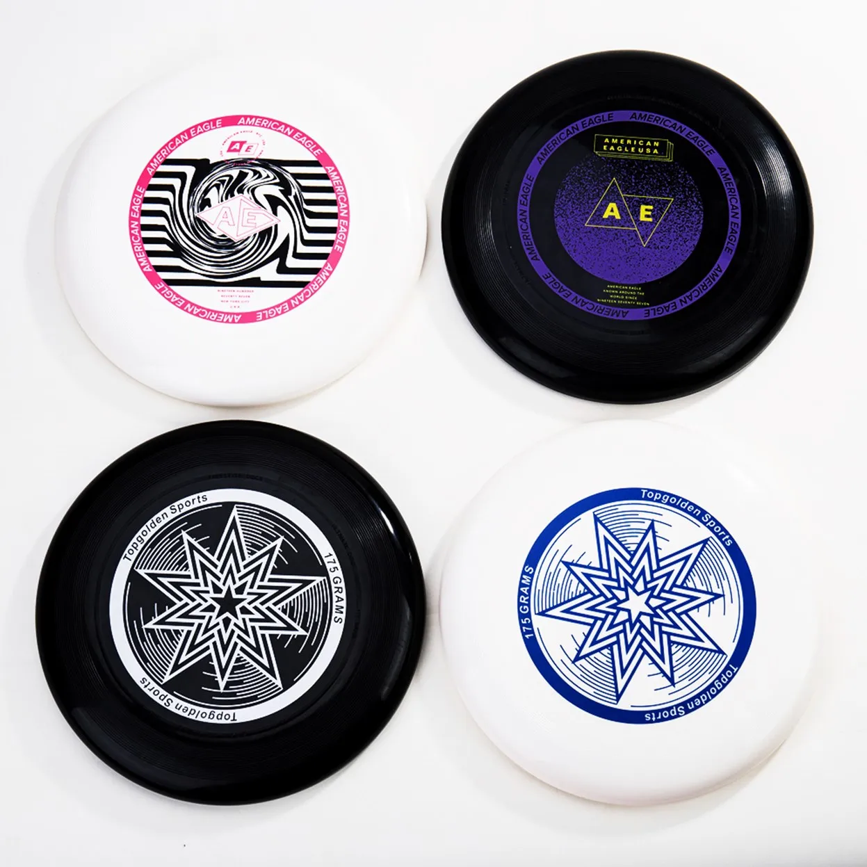 Factory Custom Logo Sports Frisbeed Flying Disc Professional 175g PP PE Ultimate Frisbeed for Adult Game