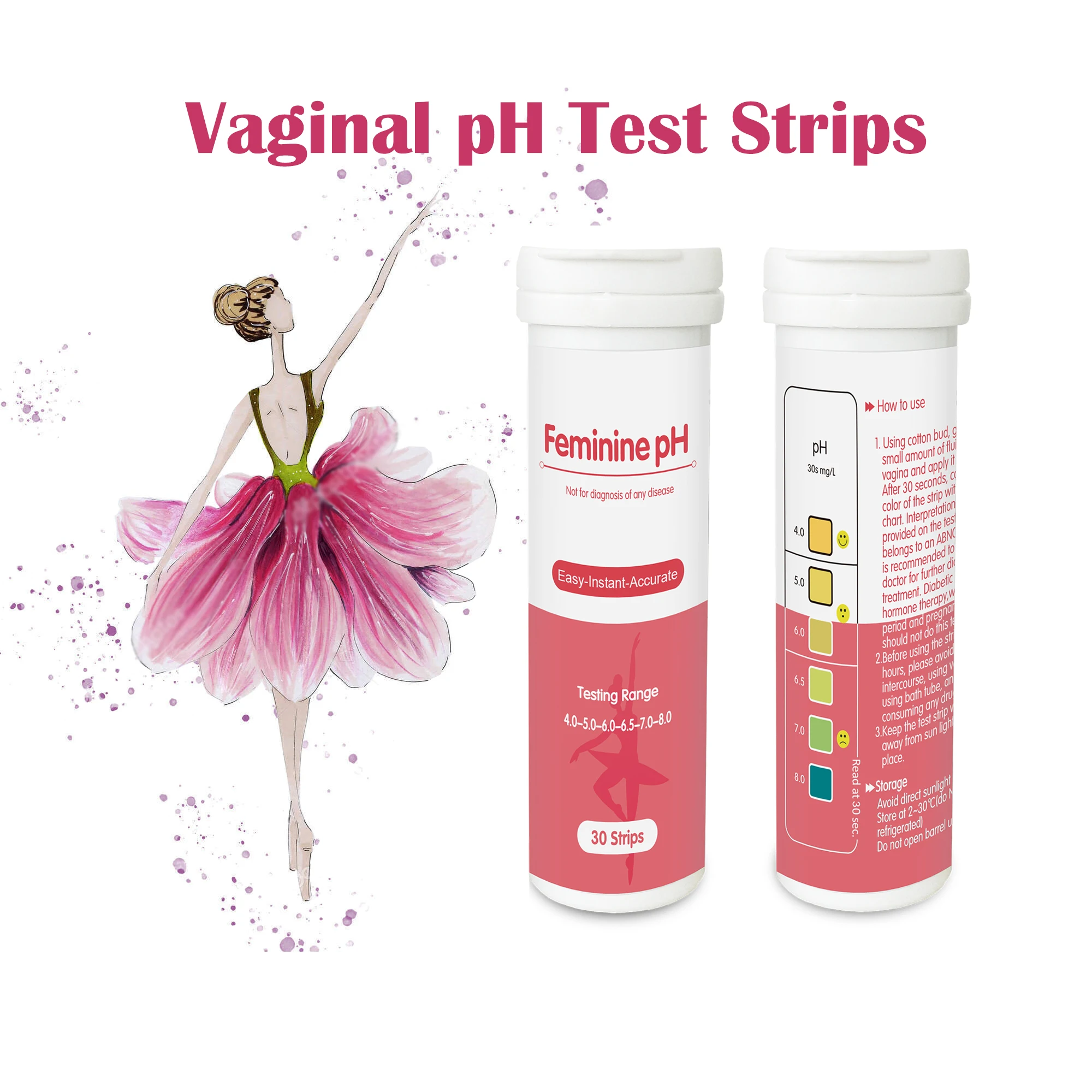 rapid strips ph for female ph test strips ph meter for home healthy care