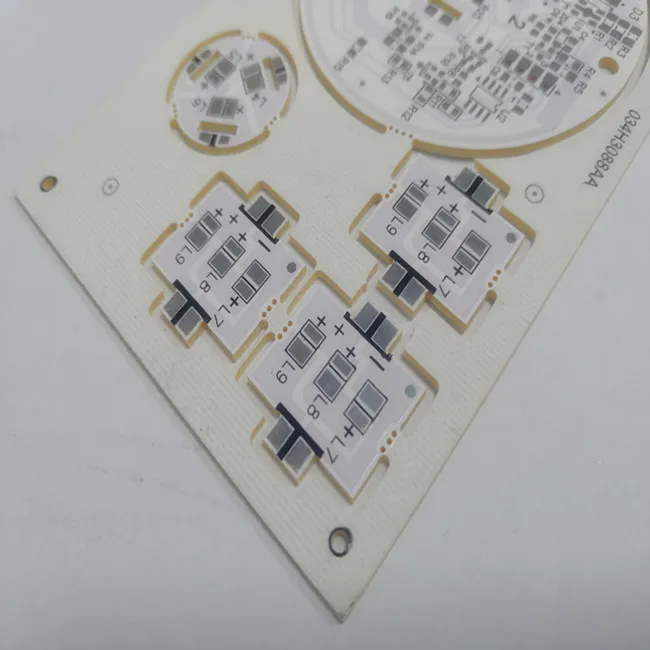 PCB for Led Bare MCPCB Aluminum Customized Silver Gold Custom Copper Flash Surface Board Material Origin Plated GUA Size Hole