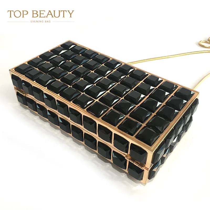 
New Design Fashion ladies acrylic shoulder bag clutch Bags For Dinner satin acrylic evening bag metal clutch bag evening women 