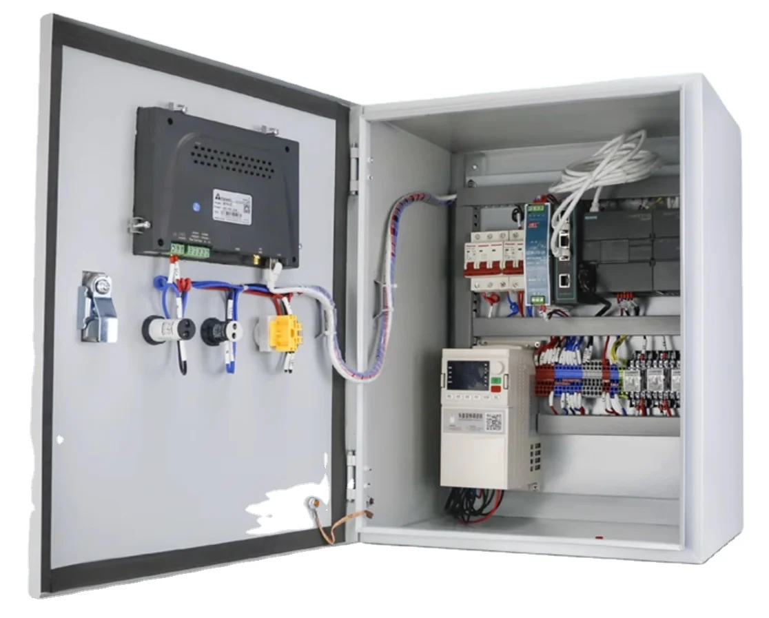 380V  3phase 4 wire electrical switchgear panel  PLC/vfd electric distribution board