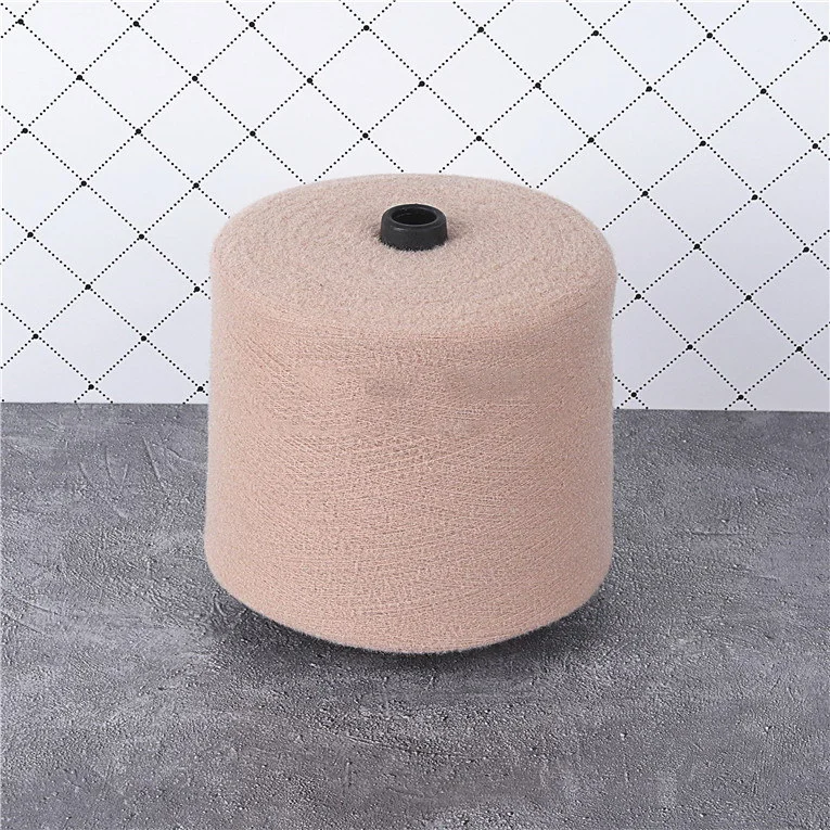 1.3cm 100% Nylon Hair Crystal Feather Fancy Feather Yarn on cone curly anti static elastance chunky yarn for cardigan blanket