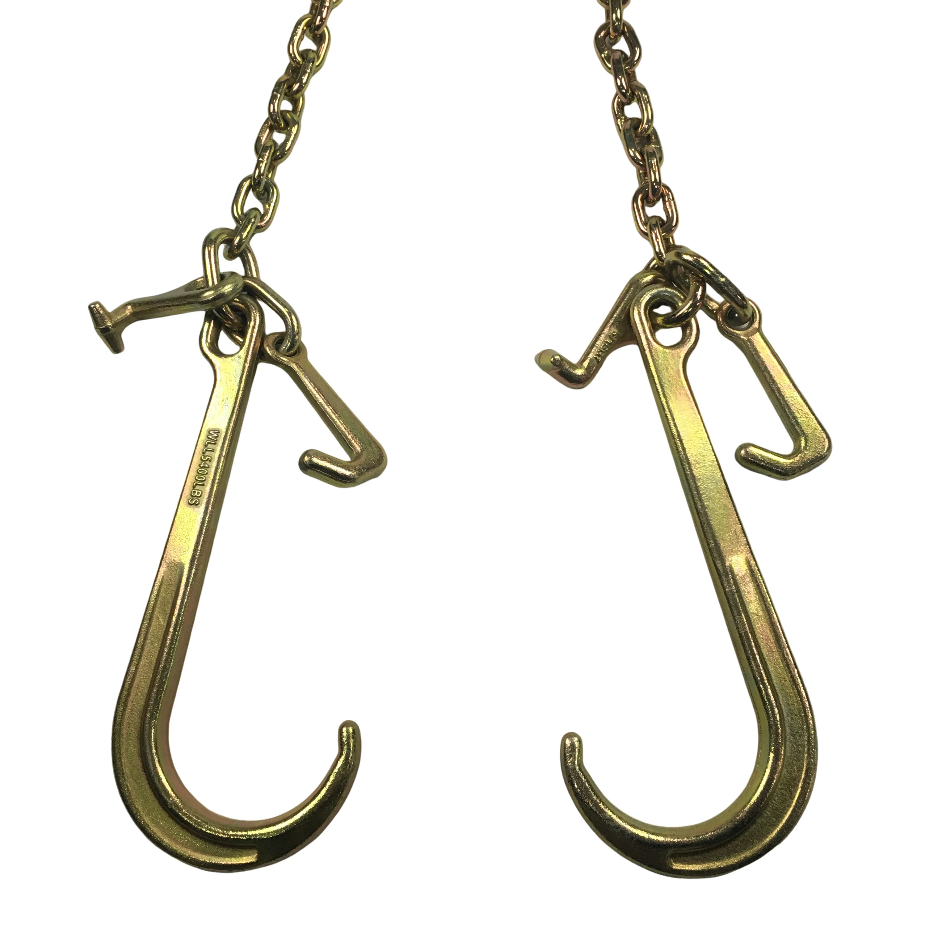 Flatbed Truck Trailer Safety Tow Hook G70 Alloy Steel Forged J Type Tow Hook with Ellipse Hole