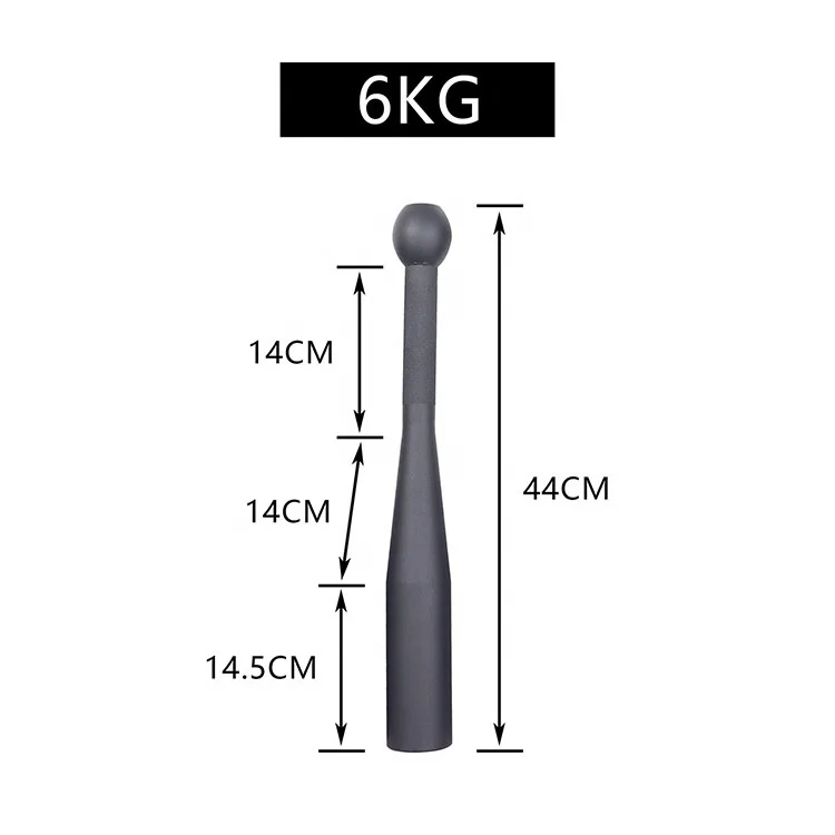 UNIQ Exercise Weight Club Bells Heavy Duty Steel for Strength Training & Improves Grip and Forearm Strength