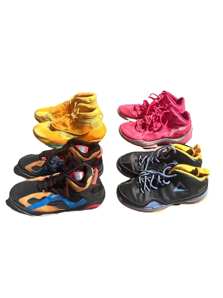 S03 High quality Chinese brand used basketball shoes Hot selling Breathable sneakers Stock Sports Second hand shoes used shoes